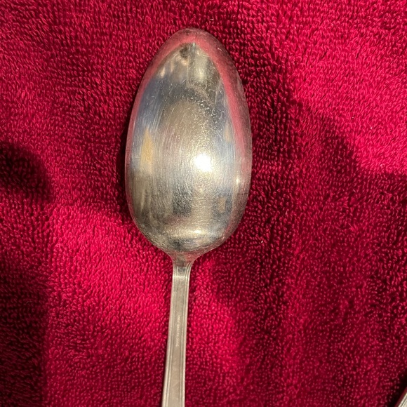 1847 Rogers Bros 3 Serving Spoons - Engraved “D” - Picture 5 of 6